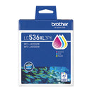 Brother Lc536Xl Cyan Magenta Yellow Pack Ink Cartridge