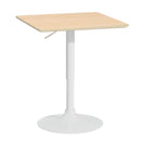 Bar Table Swivel Base Gas Lift Counter Dining Table 60CM Square Pine