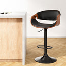 Bar Stools Gas Lift Leather with Armrest