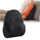 Back Massager with Heat, Cordless Electric Neck & Shoulder Massager Pillow, 3-Speed Deep Tissue Kneading for Lumbar, Thigh & Calf, Portable Muscle Relief for Home & Office Use