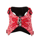 Floral Dog Harness Red