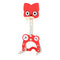 Kids Basketball Hoop Stand Adjustable 5 In 1 Sports Center Toys Set Red