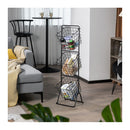 Adjustable Metal Fruit Basket Stand With Detachable Bowls