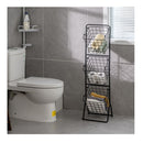 Adjustable Metal Fruit Basket Stand With Detachable Bowls