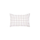 Bambury Grid Boysenberry Flannelette Fitted Sheet Set