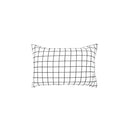 Bambury Grid Black Flannelette Quilt Cover Set