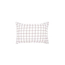 Bambury Grid Boysenberry Flannelette Sheet Set