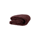 Bambury Lattice Sherpa Blanket Raisin