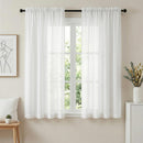 Blockout Curtains 2X 132x160cm Light Filtering Window Drapes Rod Pocket