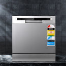 8 Place Settings Benchtop Dishwasher Sliver