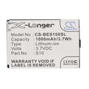 Cameron Sino Cs Bes100Sl 1000Mah Battery For Bea Fon S10 Mobile