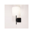 Wall Sconce With Fabric Shade