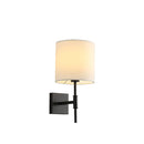 Wall Sconce With Fabric Shade