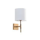 Wall Sconce With Fabric Shade