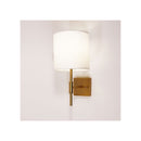 Wall Sconce With Fabric Shade