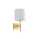 Wall Sconce With Fabric Shade