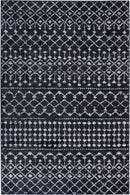 Dawn Bloom Black White Rug