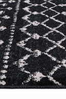 Dawn Bloom Black White Rug