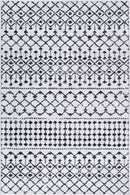 Cinder Bloom Black White Rug