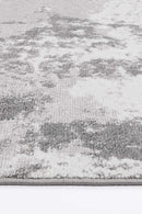 Briar Bloom Grey White Abstract Rug