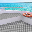 EVA Foam Boat Flooring Deck Mat 240x90cm 6mm Diamond Light Grey