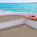 EVA Foam Boat Flooring Decking Mat 240x90cm 6mm Diamond Taupe