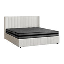 Bed Frame with Mattress Set King Size Gas Lift Boucle BILY