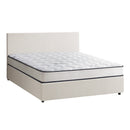 Bed Frame Queen Size Gas Lift Boucle Beds With Mattress Set