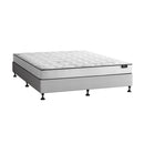 Bed Frame King Size Upholstered Platform with Mattress Grey