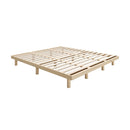 Bed Frame King Size Bed Base Solid Wood Slats