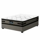 Bed Frame with 36cm Mattress Set King Single Gas Lift Base Grey