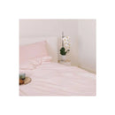 Bambury Pink Salt Fitted Sheet And Pillowcase Set