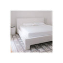 Bambury Snow White Fitted Sheet And Pillowcase Set