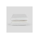 Bambury Snow White Fitted Sheet And Pillowcase Set