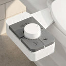 Non-Electric Ultra-Slim Bidet Attachment Detachable Bidet with Dual Nozzle Frontal & Rear Wash Adjustable Water Pressure Cold Water Toilet Bide