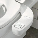 Ultra-Slim Bidet Attachment Detachable Bidet with Self-Cleaning Dual Nozzle Non-Electric Adjustable Water Pressure, Cold Water Toilet Bide