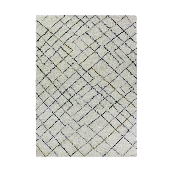 Blanca White Multicolor Rug 160Cmx230Cm