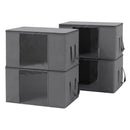 Blanket Storage Bags Box X4 Clothes Quilt Container 84L Organiser Grey
