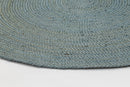 Harbour Glen Blue Jute Round Rug