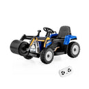 12V Kids Ride On Road Roller With Remote Control And Led Lights