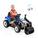 12V Kids Ride On Road Roller With Remote Control And Led Lights