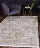 Harbour Bloom Beige Multi Bohemian Rug