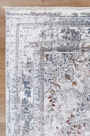 Evergreen Bloom Grey Multi Bohemian Vintage Rug