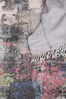 Indigo Bloom Multi Abstract Rug