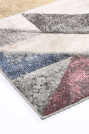Hazel Bloom Multi Geometric Rug