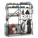 Sports Equipment Organizer Rack Multi Garage Storage for Golf Bag 174cm