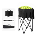 Foldable Tennis Hopper Stand with Wheels Holds Up to 150 Balls