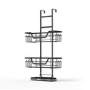 2X 3 Tier Over The Door Shower Caddy Hanging Bathroom Storage Organizer