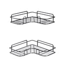 2 Packs Bathroom Shelf Corner Storage Rack