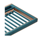 B Series Pull Out Trouser And Belt Rack Fits 600Mm Teal